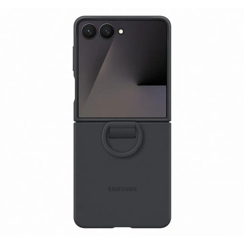 Samsung silikonska maska za Galaxy Z Flip7 Crna