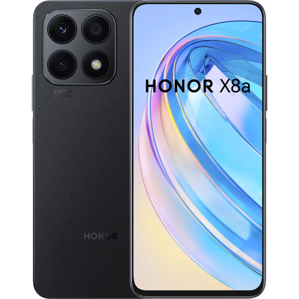 Refabrikovan Honor x8a 6/128GB Midnight Black DS 4G Grade-D
