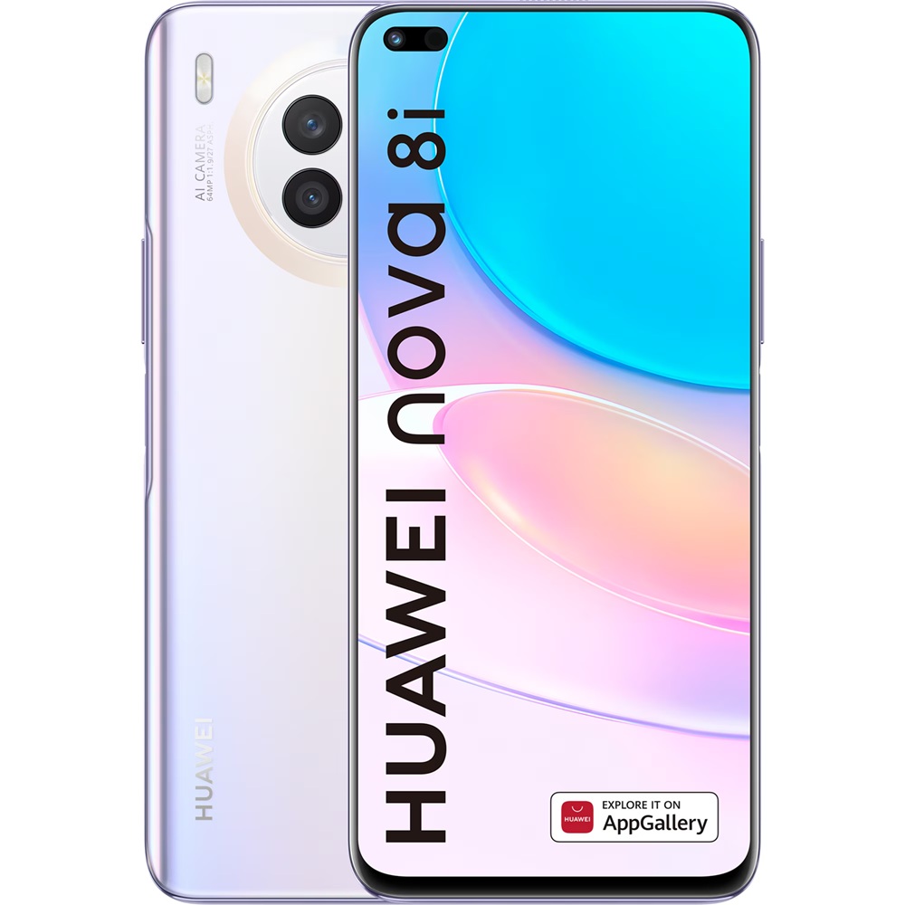 Refabrikovan Huawei Nova 8i 6/128GB Moonlight Silver DS 4G Grade-B