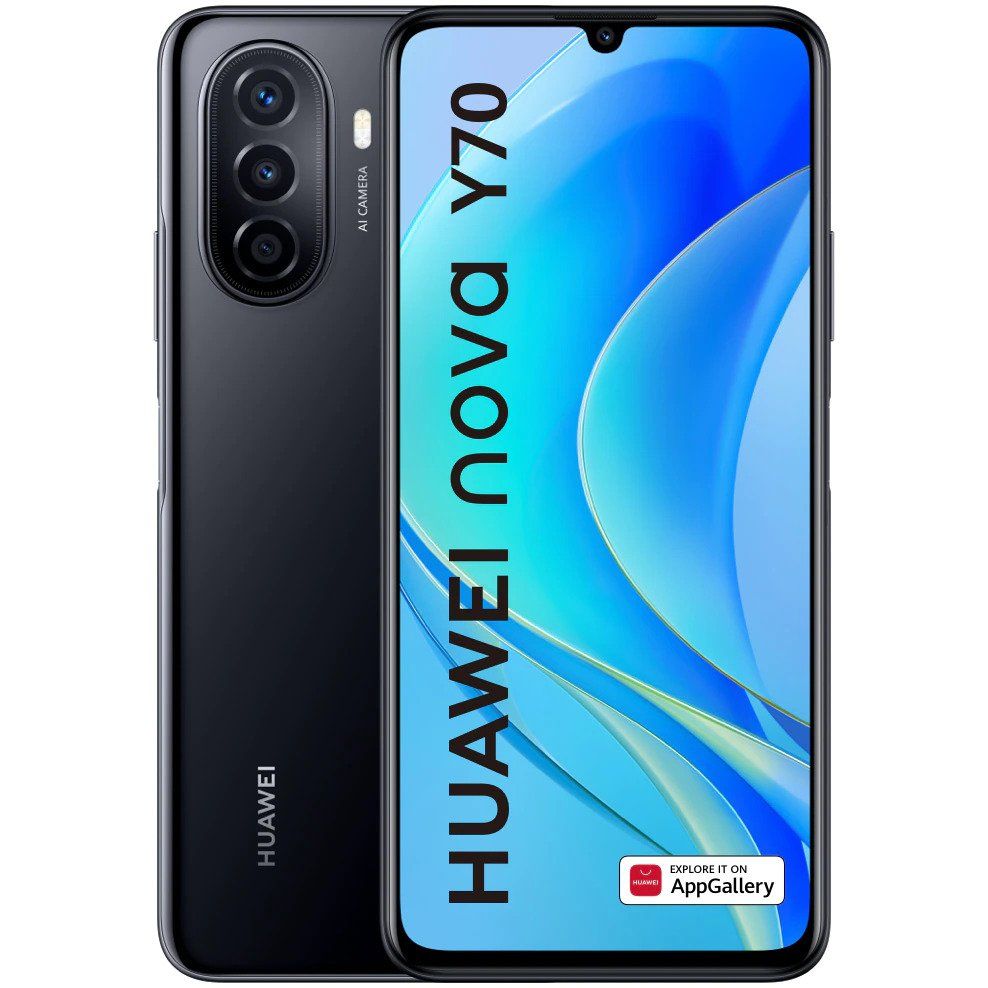 Refabrikovan Huawei Nova Y70 Plus 4/128GB Black DS 4G Grade-C