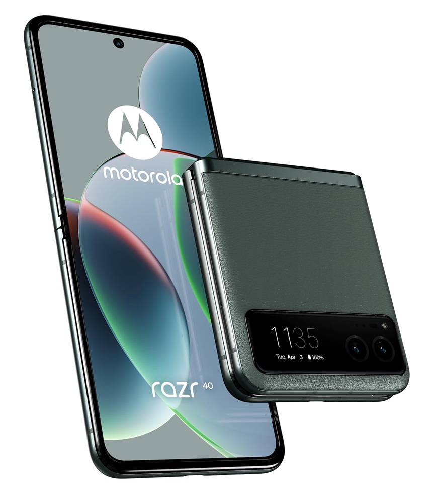 Refabrikovan Moto Razr 40 8/256GB Sage Green DS 5G Grade-A