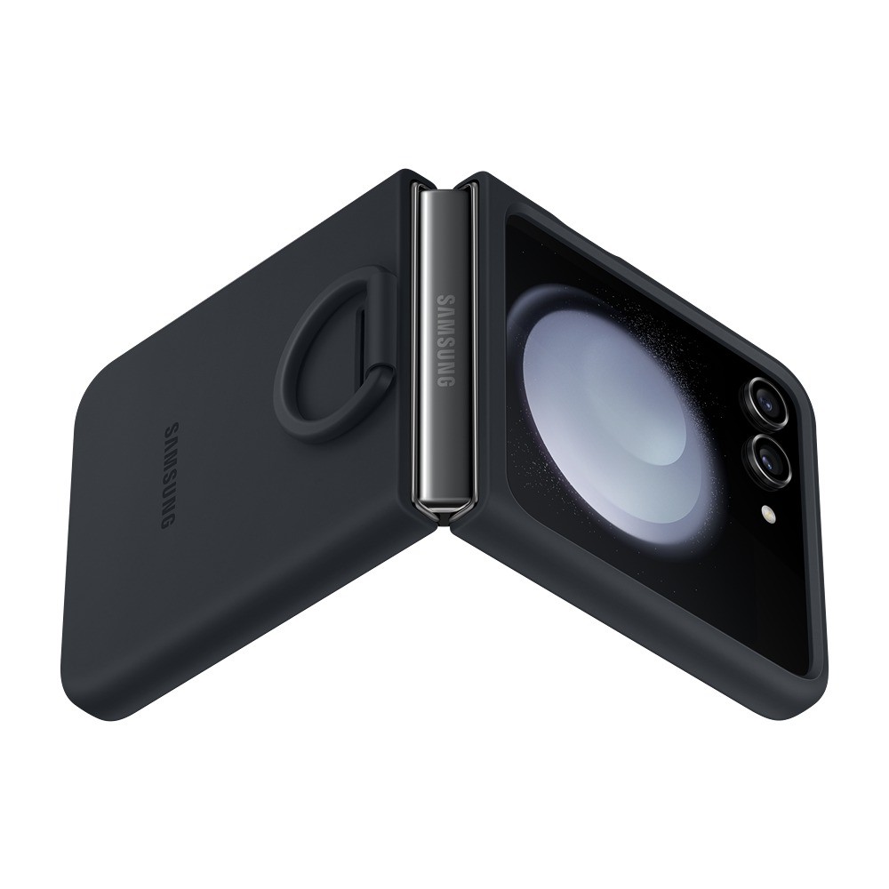 Samsung silikonska maska za Flip 5 + prsten, indigo