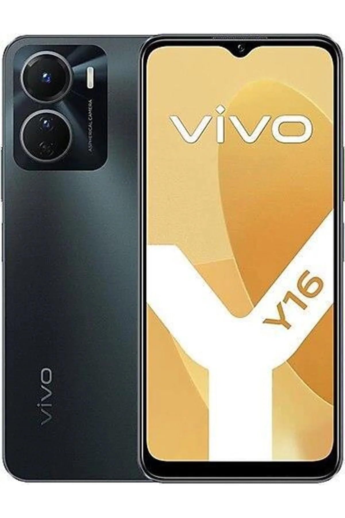 Refabrikovan Vivo Y16 4/128GB Elegant Black DS 4G Grade-B