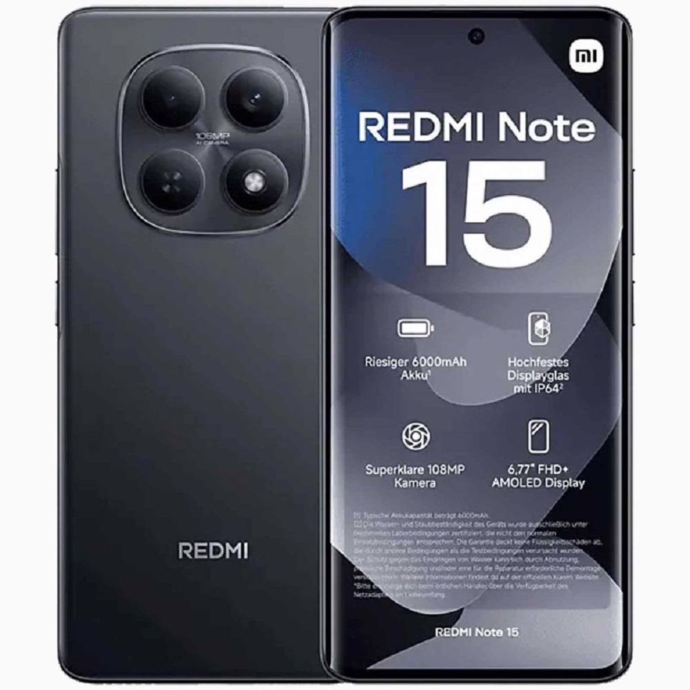 XIAOMI Redmi Note 15 8GB/256GB/crna