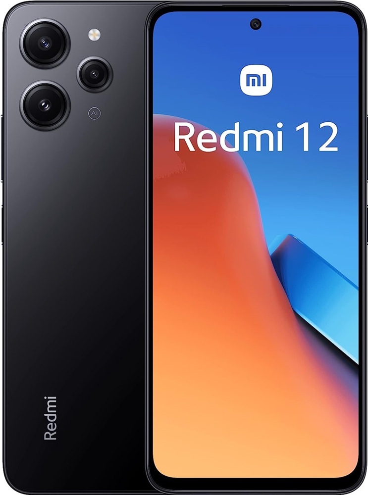 Refabrikovan Xiaomi Redmi 12 4/128GB Midnight Black DS 5G Grade-C
