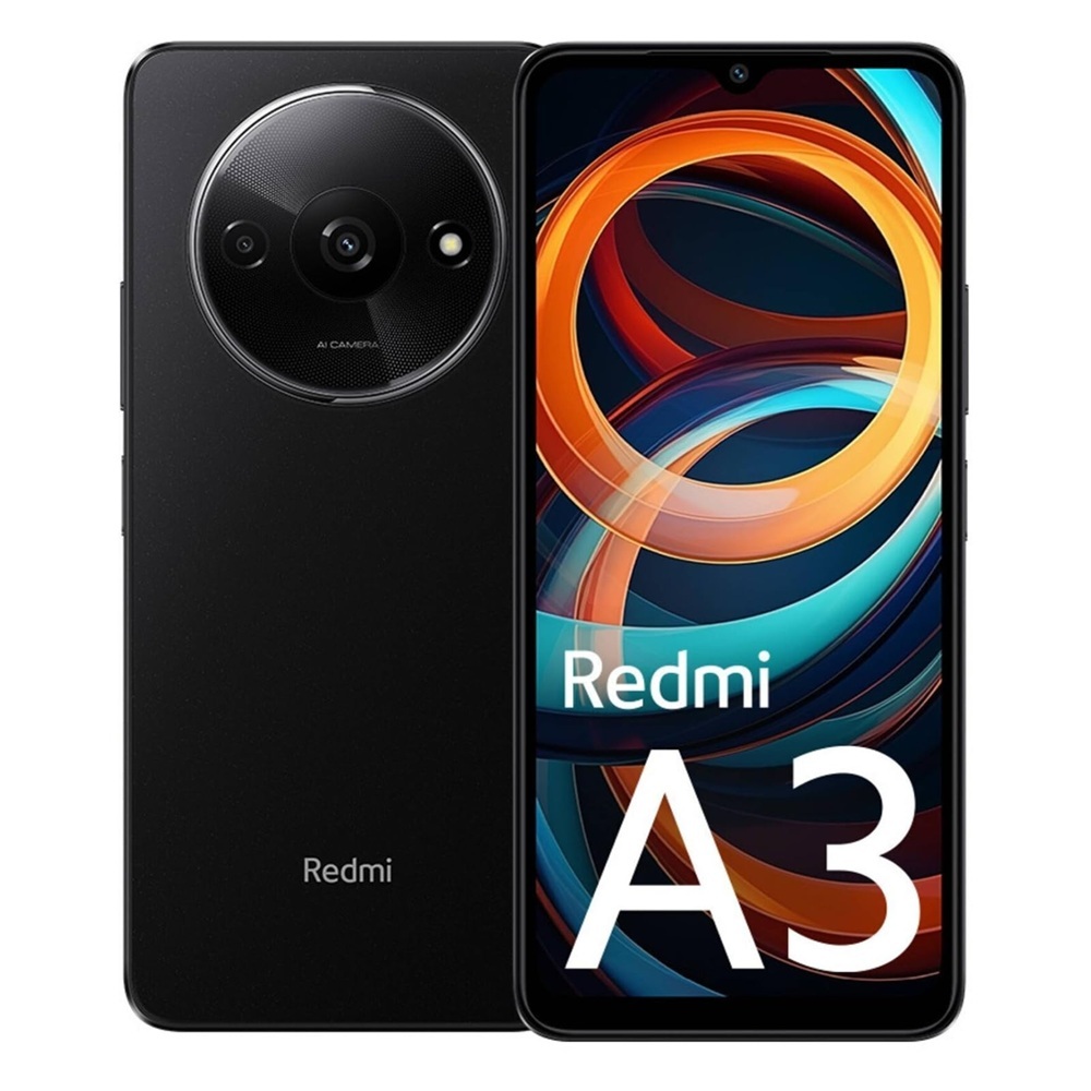 Refabrikovan Xiaomi Redmi A3 4/128GB Black DS 4G Grade-B