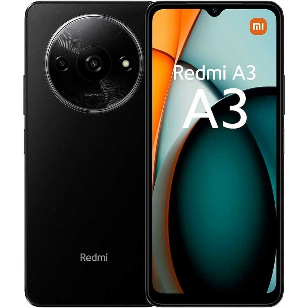 Refabrikovan Xiaomi Redmi A3 3/64GB Black DS 4G Grade-B